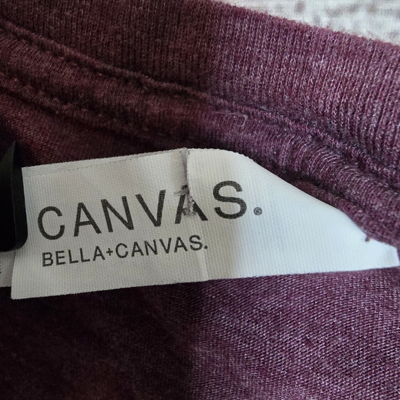 BELLA + CANVAS "Here For A Good Time" V-neck T-Shirt, Womens Size : Large - Picture 6 of 7